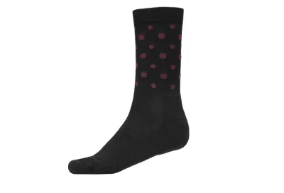 Icebug Active Merino Sock - Spots Black/Hibiscus, kuva 1 / 1