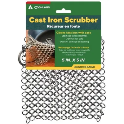 Coghlans Cast Iron Scrubber Stainless Steel