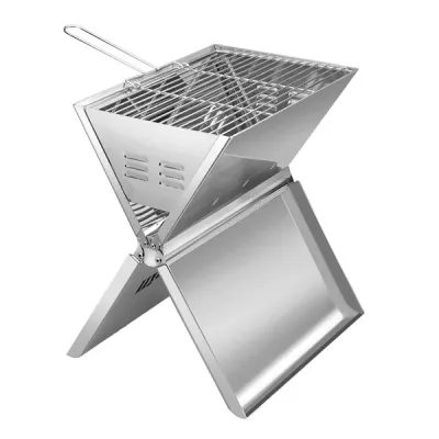 Hällmark Foldable Grill Stainless Steel 36X26 Cm
