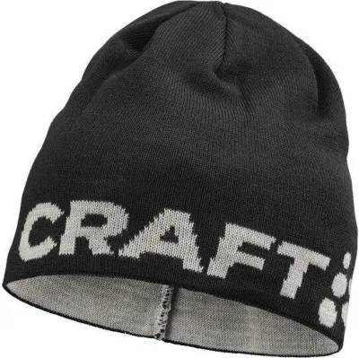 Craft ADV NORDIC TRAININGMERINO LOGO HAT Black/Ghost, kuva 1 / 1