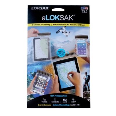 aLoksak Smartphone L-XL/Surfplatta/Pass Vattentäta påsar 4-p | Alk. 16,00 €
