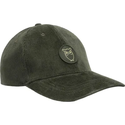 KnowledgeCotton Apparel Organic Cotton Corduroy Cap GOTS Forrest Night