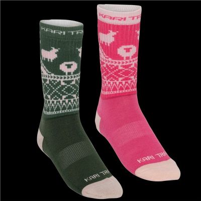 Kari Traa Puffin Sock 2Pk Pink