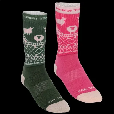 Kari Traa Puffin Sock 2Pk Pink
