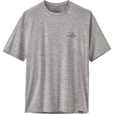 Patagonia M's Cap Cool Daily Graphic Shirt '73 Skyline: Feather Grey