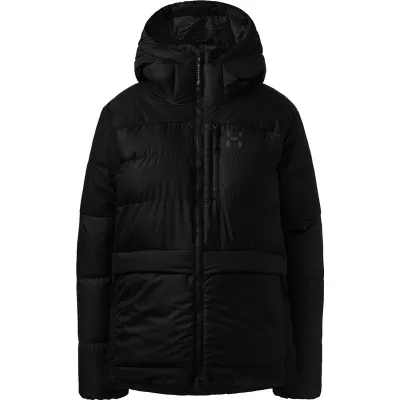 Haglöfs Riksgränsen Down 850 II Hood Women True Black, kuva 1 / 1