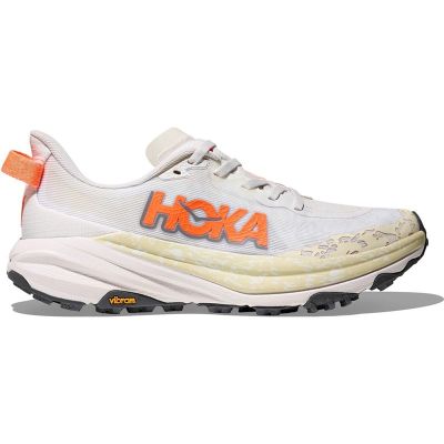 Hoka W Speedgoat 6 White / Neon Tangerine