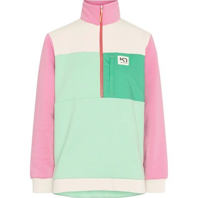 Kari Traa Ruth Midlayer Print Vaaleanvihreä