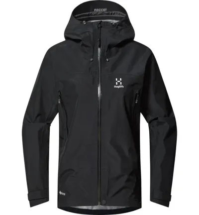 Haglöfs Roc Flash Gtx Jacket Women True Black, kuva 1 / 1