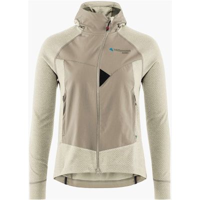 Klättermusen Hugin Zip Hoodie W's Silver Green-Clay