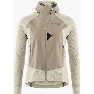 Klättermusen Hugin Zip Hoodie W's Silver Green-Clay, kuva 1 / 1
