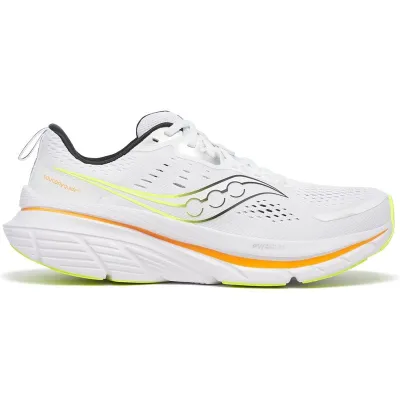 Saucony Guide 18 Mens White/Peel