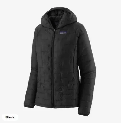 Patagonia Micro Puff Hoody Women Black, kuva 1 / 1