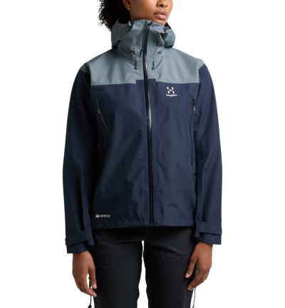 Haglöfs Roc Flash Gtx Jacket Women Tarn Blue/Steel Blue