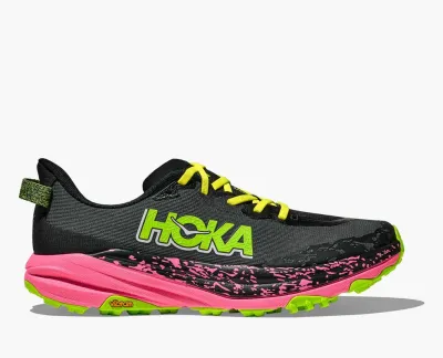 Hoka M Speedgoat 6 Black / Neon Rose, kuva 1 / 1