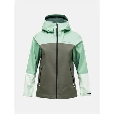 Peak Performance W Trail Hipe Shell Jacket Peppermint/Pine Needle, kuva 1 / 1