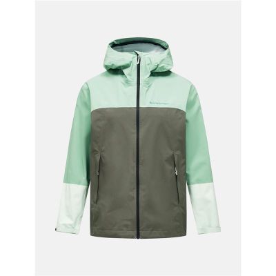 Peak Performance M Trail Hipe Shell Jacket Peppermint/Pine Needle
