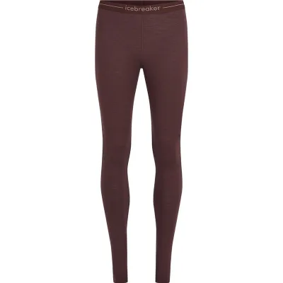 Icebreaker Women Merino 200 Oasis Leggings Java