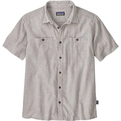 Patagonia M's Back Step Shirt Swell Dobby: Salt Grey, kuva 1 / 1