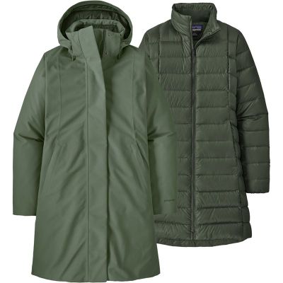 Patagonia W's Tres 3-in-1 Parka Old Growth Green
