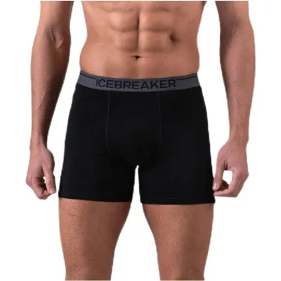 Icebreaker Men Merino 150 Anatomica Boxers Black/White, kuva 1 / 1