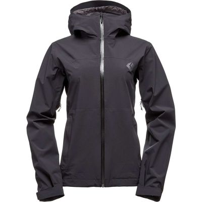 Black Diamond Stormline Stretch Rain Shell Jacket Wome Black