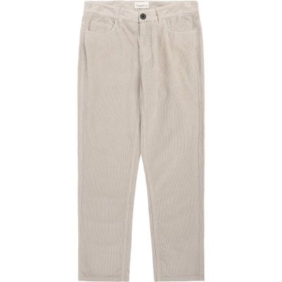 KnowledgeCotton Apparel Organic Cotton Chuck 5-pocket Corduroy P Light Feather Gray
