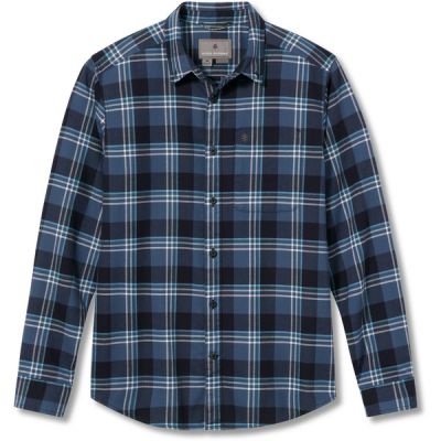 Royal Robbins Lieback Organic Cotton Flannel L/s - Sea Timber Cove Pld - Miehet - L - Partioaitta