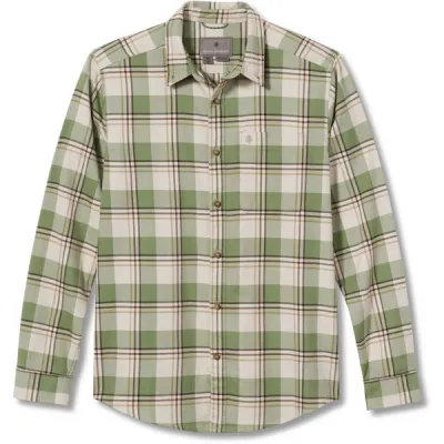 Royal Robbins Lieback Organic Cotton Flannel L/s - Jade Frost Timber Cove Pld - Miehet - XXL - Partioaitta, kuva 1 / 1