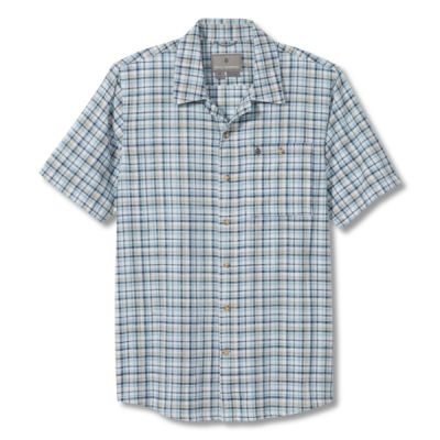 Royal Robbins Redwood Plaid S/s - Collins Blue - Miehet - XL - Partioaitta