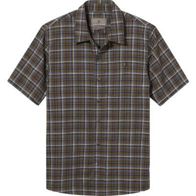 Royal Robbins Redwood Plaid S/s - Coyote - Miehet - M - Partioaitta