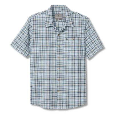 Royal Robbins Redwood Plaid S/s - Collins Blue - Miehet - M - Partioaitta, kuva 1 / 1