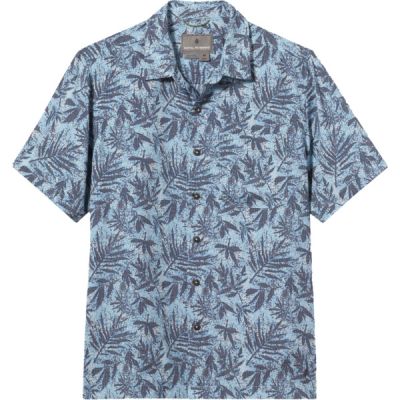 Royal Robbins Comino Leaf S/s - Sky Blue Roble Pt - Miehet - S - Partioaitta