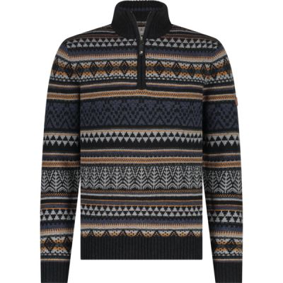 Royal Robbins Ponderosa 1/4 Zip - Jet Black - Miehet - L - Partioaitta