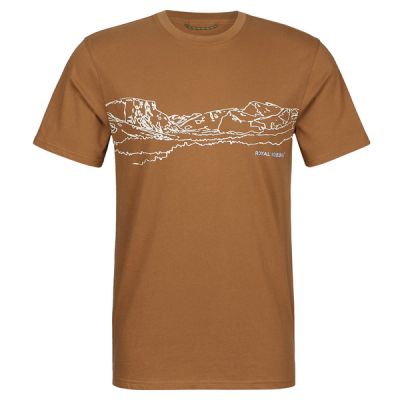 Royal Robbins Rr Graphic S/s - Caramel Cafe - Miehet - M - Partioaitta