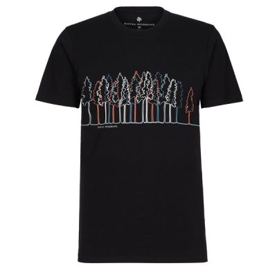 Royal Robbins Forest Tee S/s - Jet Black - Miehet - S - Partioaitta