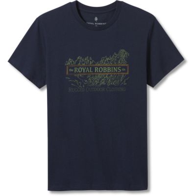 Royal Robbins Vintage Patch S/s - Naval - Miehet - S - Partioaitta