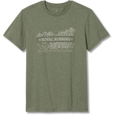 Royal Robbins Vintage Patch S/s - Duck Green Htr - Miehet - S - Partioaitta