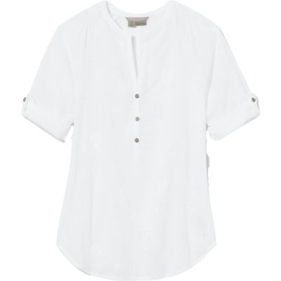 Royal Robbins Oasis Ii 3/4 Sleeve - White - Naiset - S - Partioaitta