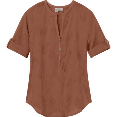Royal Robbins Oasis Ii 3/4 Sleeve - Baked Clay - Naiset - XL - Partioaitta