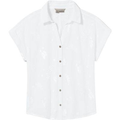 Royal Robbins Oasis S/s - White - Naiset - XL - Partioaitta