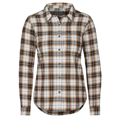 Royal Robbins Lieback Organic Cotton Flannel L/s - Ivory Wildwood Pld - Naiset - XL - Partioaitta, kuva 1 / 1