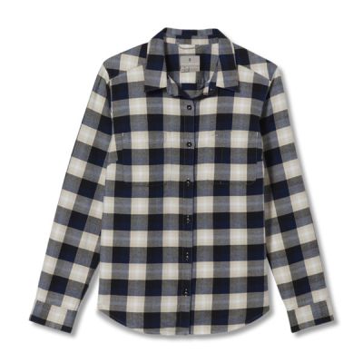 Royal Robbins Lieback Organic Cotton Flannel L/s - Creme - Naiset - XL - Partioaitta | Alk. 99,95 €