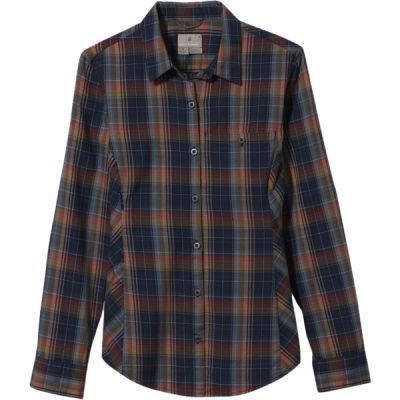 Royal Robbins Dream Trekker Flannel L/s - Deep Blue - Naiset - XS - Partioaitta