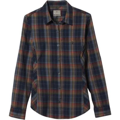 Royal Robbins Dream Trekker Flannel L/s - Deep Blue - Naiset - XS - Partioaitta, kuva 1 / 1
