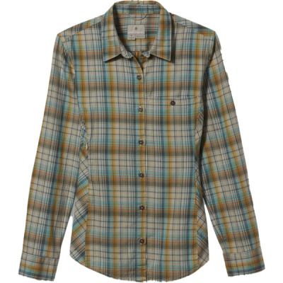 Royal Robbins Dream Trekker Flannel L/s - Soapstone - Naiset - XS - Partioaitta