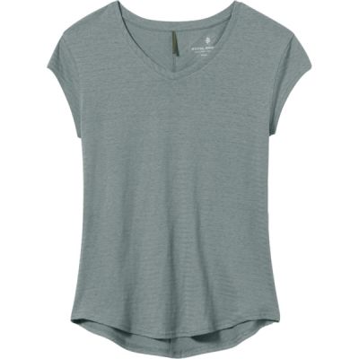 Royal Robbins Vacationer V-nk S/s - Lt Slate - Naiset - S - Partioaitta