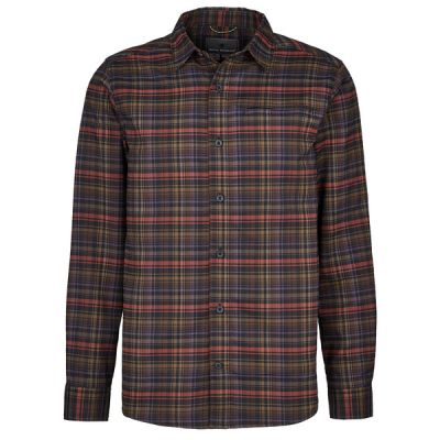 Royal Robbins Westlands Flannel L/s - Java Burney Pld - Miehet - XL - Partioaitta