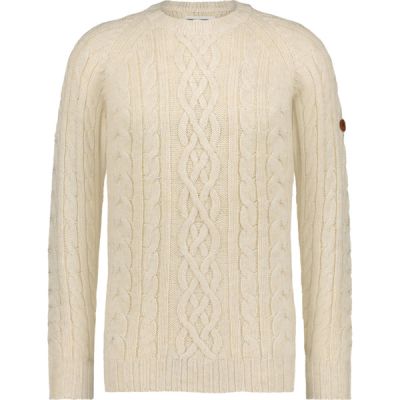 Royal Robbins Baylands Fisherman Sweater - Ivory Htr - Miehet - XL - Partioaitta | Alk. 129,95 €