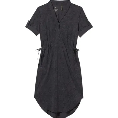 Royal Robbins Spotless Traveler Dress S/s - Asphalt Elkhorn Pt - Naiset - L - Partioaitta, kuva 1 / 1